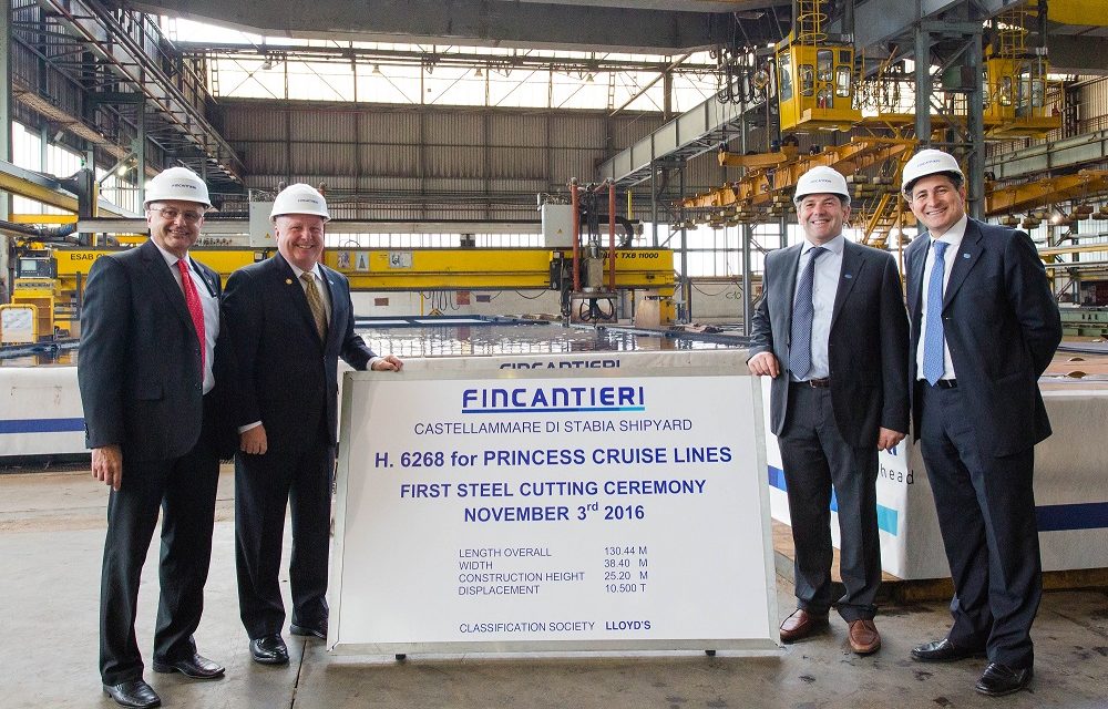 Work Officially Begins On Fourth Ship For Princess’ Royal Class