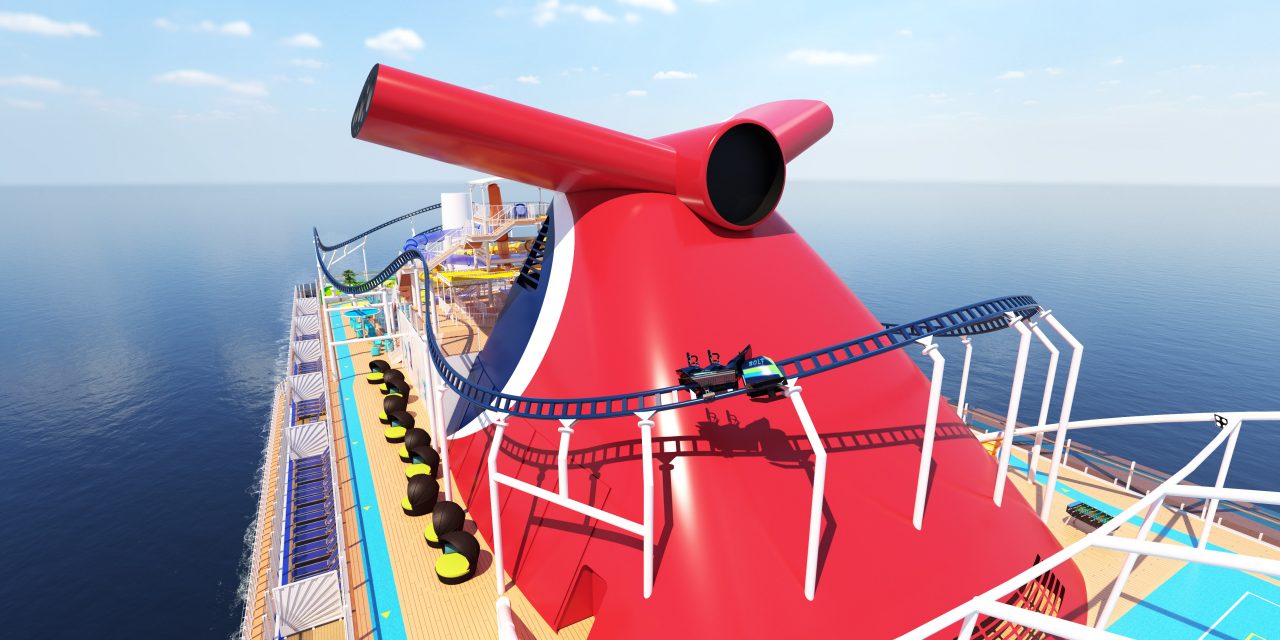 Carnival Cruise Line Unveils More Details About The First Roller Coaster At Sea!