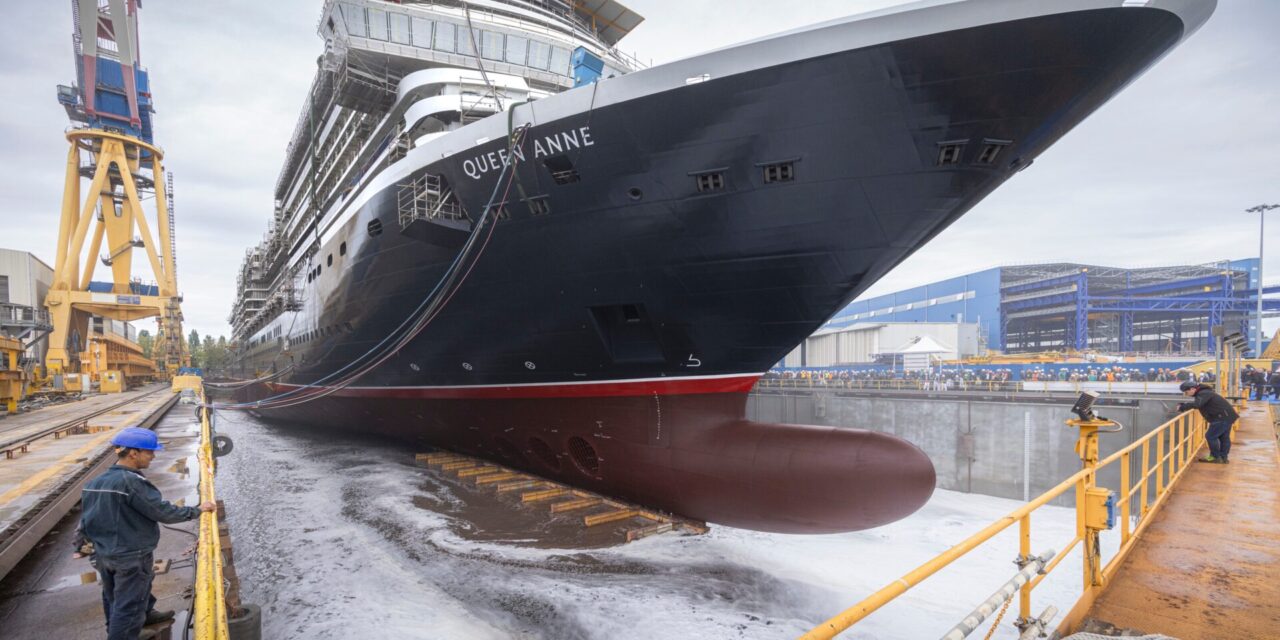 Float Out Of Cunard’s Queen Anne Marks One Year Until Maiden Voyage