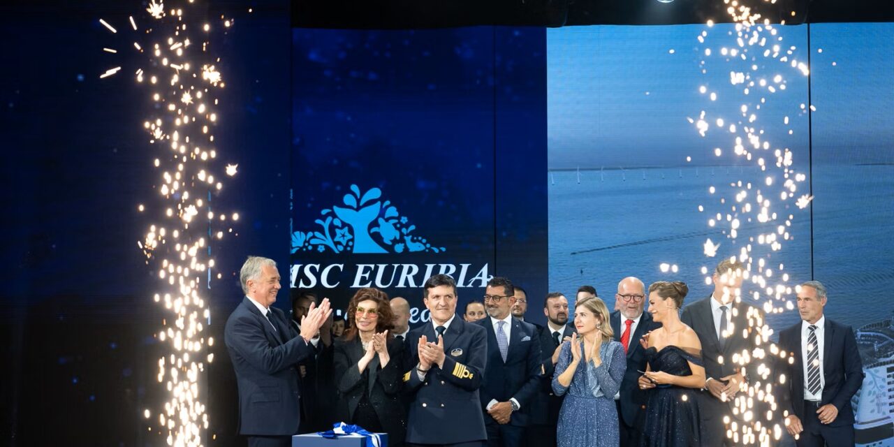 MSC Cruises Officially Names Its Newest Flagship, MSC Euribia