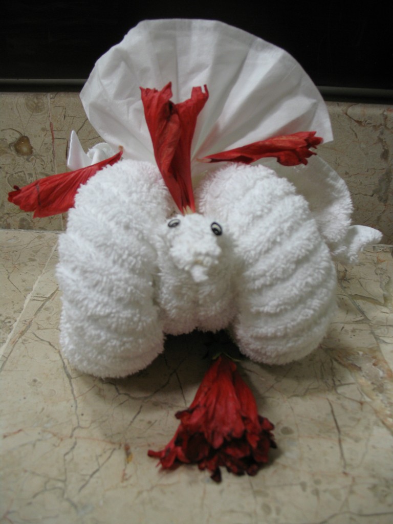 cool towel animal - Fluffy sheep