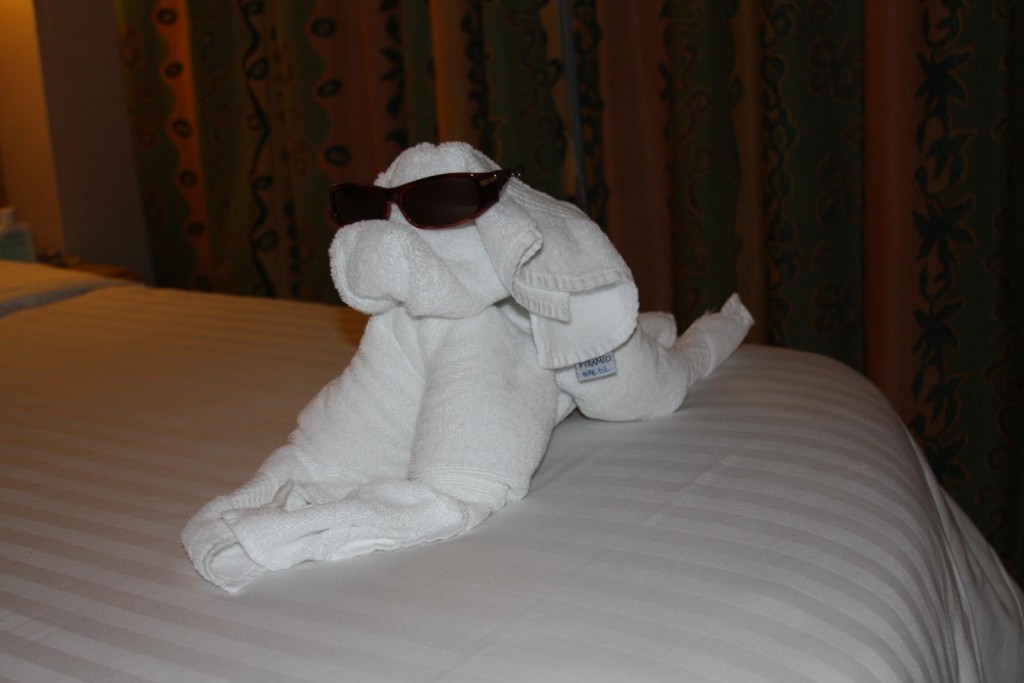 cool towel animals - Cool pooch 