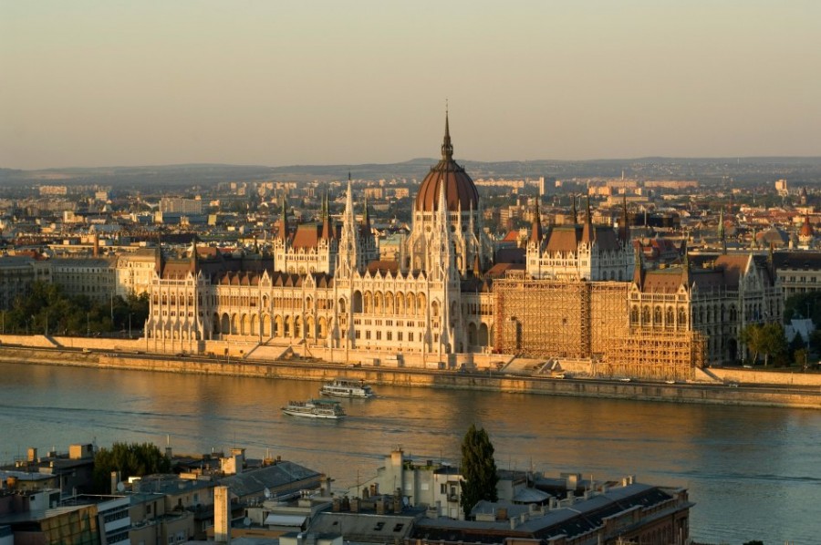 Hungarian Parliament view