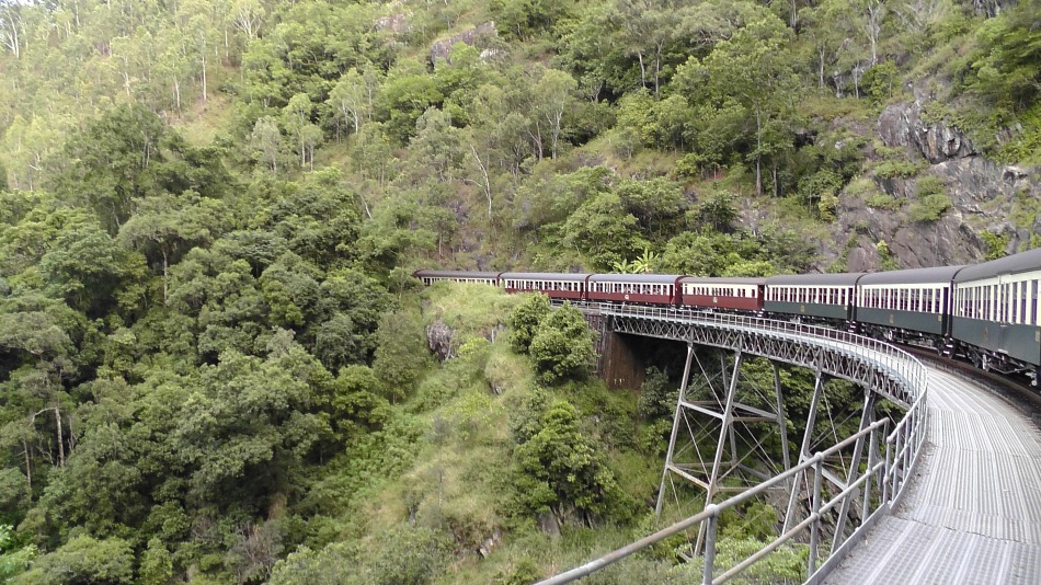 scenic railway to Cairns Australia 