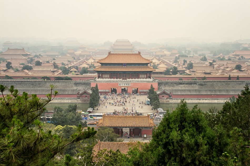Forbidden city in Bejing