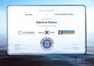Admiral Certificate