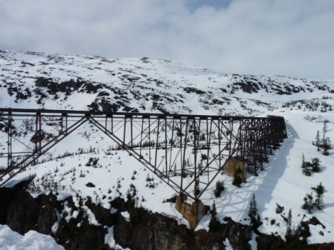 100 year old bridge on the White Scenic Pass
