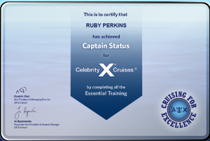 Celebrity Cruises - Captain Status