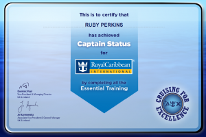 Royal Caribbean - Captain status
