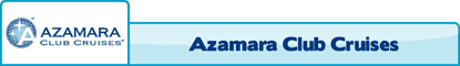 Azamara Club Cruises Menus Header
