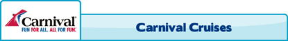Carnival Cruises Menus Header