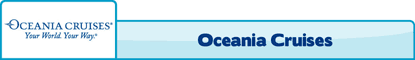 Oceania Cruises Menus Header