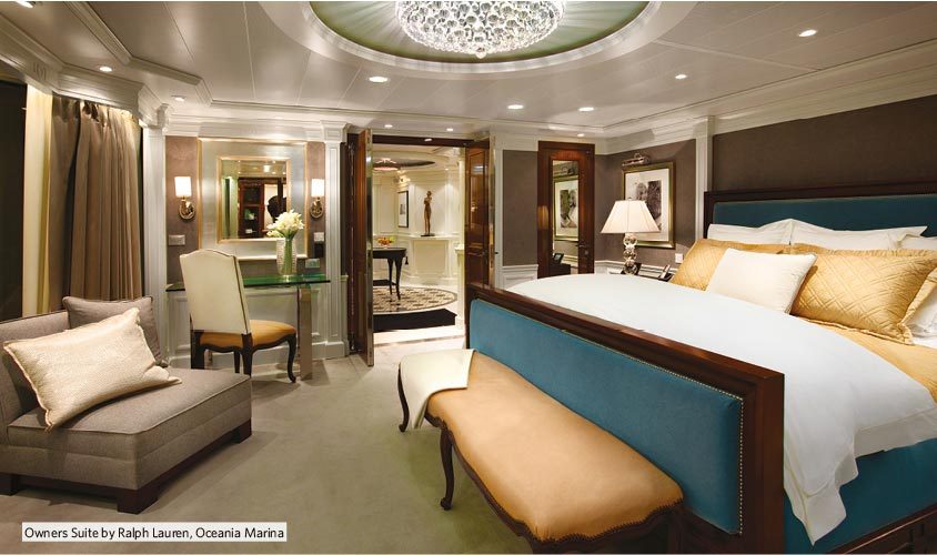 Каюты категории свит (suite) на круизном лайнере