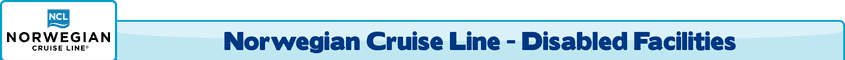 Disabled Facilities Norwegian Cruise Line Cruises