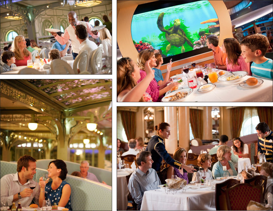 Disney Cruise Line restaurants