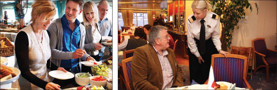 Hurtigruten restaurants