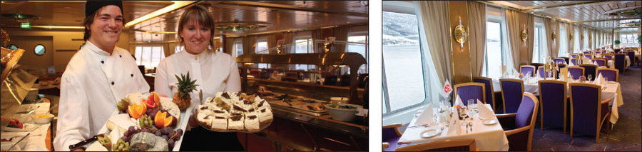 Hurtigruten restaurants