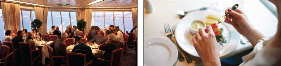 Hurtigruten restaurants