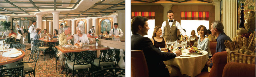 Princess Cruises restaurants