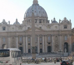 The Vatican from the coach.