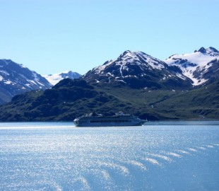 Cruising through Glacier Bay, Alaska