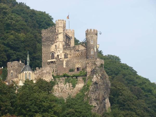 Side of Burg Rheinstein