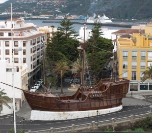 The Thomson Majesty, from the Castilla, in Santa Cruz de la Palma, taken during our Colourful coasts cruise in Dec 2012, da.weir@talktalk.net