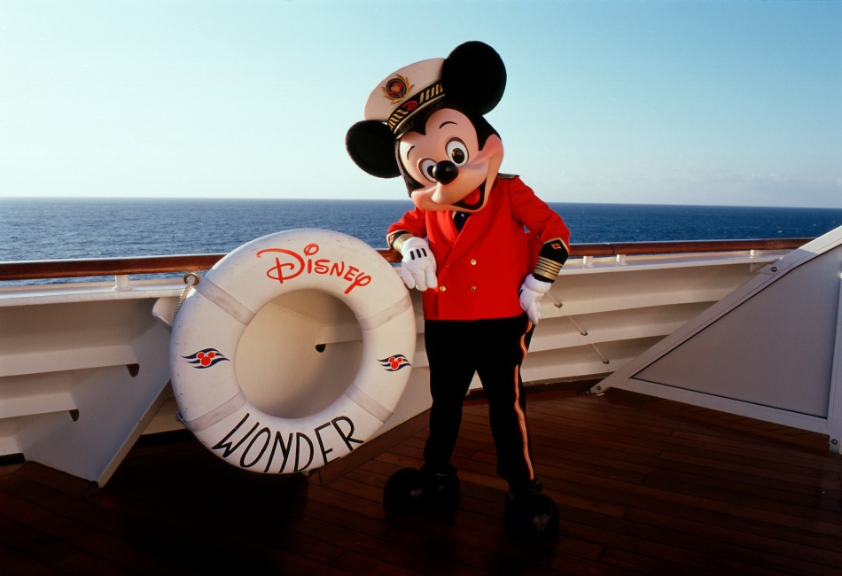 Disney Wonder cruise ship Mickey Mouse