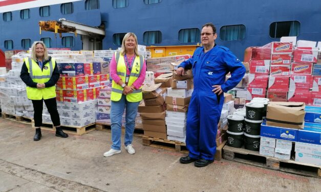 Fred. Olsen Cruise Lines donates over £33,000 of food from ship stores to those in need in Scotland