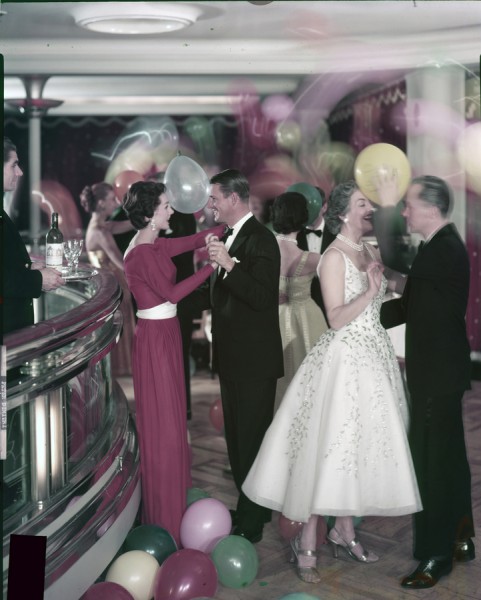 Cunard balloon party
