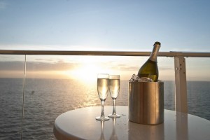 wine on cruise