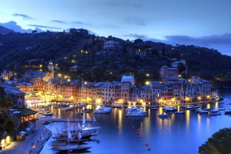 Portofino sunset, Italy