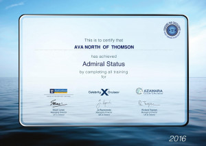 Admiral Certificate