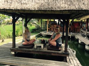 My Friend Emily & I at the Balinese Restaurant