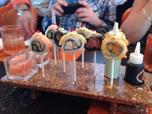 Sushi Lollipops - Yum!