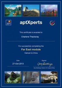 APT Far East Certificate