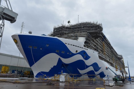 Majestic Princess In Monfalcone With new Artwork
