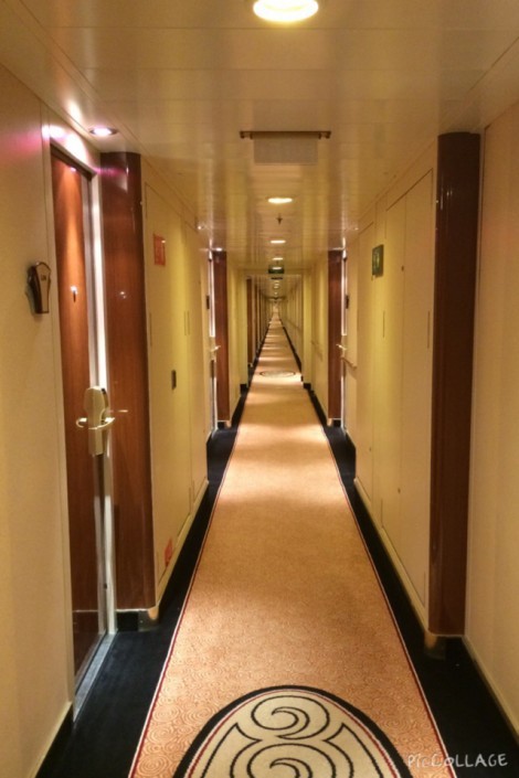 The longest corridor in the cruise world?