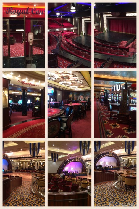 The Theatre, Casino and Queens Room for live band music and dancing.