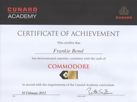 Complete Cruise Solutions Training for P&O, Princess & Cunard. Commodore Level on all brands