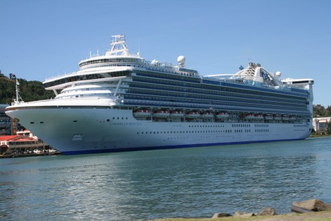 Caribbean Princess at Castries cropped