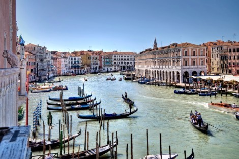 Venice Grand Canal from Hotel Ca' Sagredo