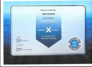 Celebrity Captain Status Certificate