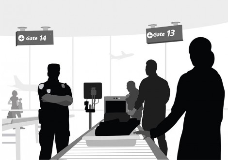 BLOG AIRPORT SECURITY BW IMAGE