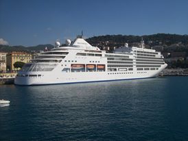 Silver Spirit in the Caribbean not Cardiff