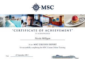 msc certificate