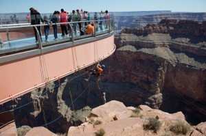 Grand Canyon skywalk cleaners