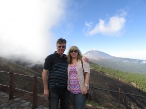 John and I at Mount Teide