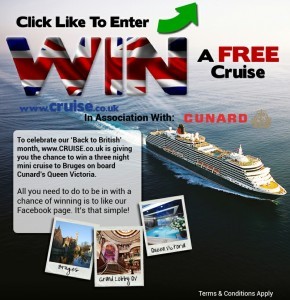 Cunard free cruise