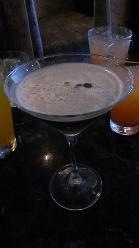 One of the few alcoholic drinks I had on NCL Epic - Espresso Martini - my favourite (it does contain coffee after all!)